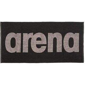 arena Gym Soft Towel handdoek, uniseks, zwart-grijs, eenheidsmaat