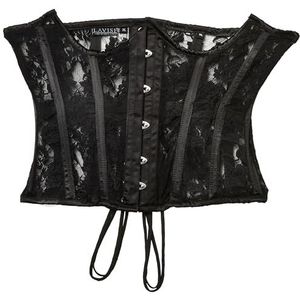 Daisy corsets Dames Korset, Zwart, XL