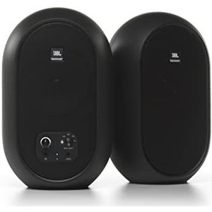 JBL 1 Series 104 Compact Desktop Speakers, Powered Reference Monitor - Bluetooth uitgerust (verkocht als paar)