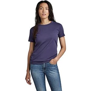 G-STAR RAW Dames Nysid RAW. Slim T-Shirt, Purpur (dark Grape 336-800), L, Purpur (Dk Grape 336-800), L
