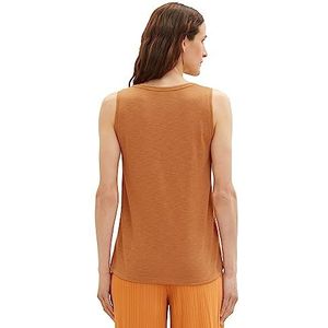 TOM TAILOR Dames 1036790 Top, 31650 terracotta bruin, XXL, 31650, terracotta bruin, XXL