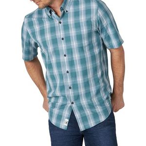 Wrangler Authentics Klassiek geweven herenoverhemd met lange mouwen, L