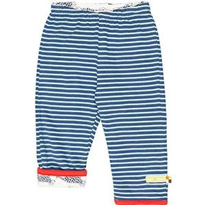 loud + proud Boys omkeerbare broek, van biologisch katoen, GOTS-gecertificeerde broek, blauw (Ultramarin Ul), 50/56 cm