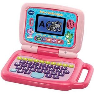 VTech 80-600954 2-in-1 touch-laptop roze kleuterschoolspeelgoed