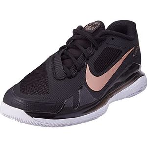 Nike Nikecourt Air Zoom Vapor Pro, damessneakers, Zwart Mtlc Rood Brons Wit, 40.5 EU