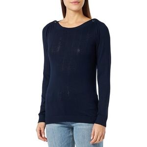 Naf Naf Muse ML Pullover voor dames, Marineblauw, S