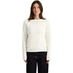 CECIL Gebreide trui, Vanilla White, L