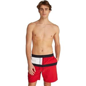 TOMMY HILFIGER Zwembroek voor heren, Rood (primair rood), L