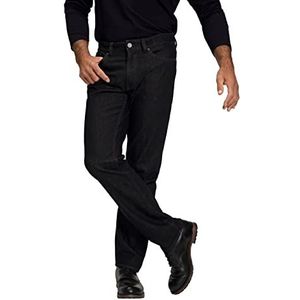 JP 1880 Heren grote maten grote maten Menswear L-8XL jeans, 5-pocket, regular fit, tot maat 70/35 809091, zwart, 42W x 34L