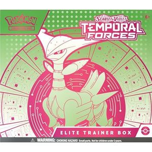 POK Trading Card Game Scarlet & Violet 05 Temporal Forces Elite Trainer Box - Iron Leaves