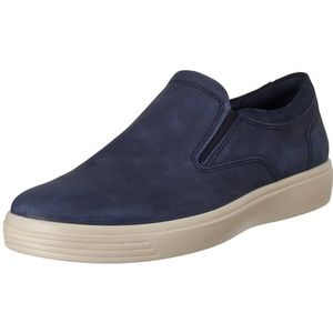 ECCO Heren Soft Classic Shoe, Blue, 44 EU, blauw, 44 EU