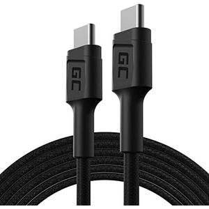 GC PowerStream | 2m USB C naar Type C Kabel Nylon Cable Snellaadkabel 60W Power Delivery | Quick Charge 3.0 | voor Samsung Galaxy S22 S21 S20 Ultra S10 S9 S8+ | Note 20 10 | Ipad Pro 2020 Macbook Pro