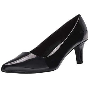 Easy Street Pointe Dress Pump voor dames, Zwart Patent, 42 EU