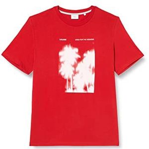 s.Oliver Heren T-shirt met korte mouwen, rood, XL