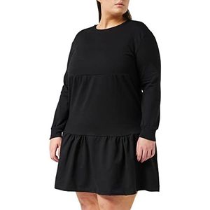 Trendyol Mini Bodycon Regular Plus Size jurk, zwart, 5XL dames, Zwart, 5XL grote maten