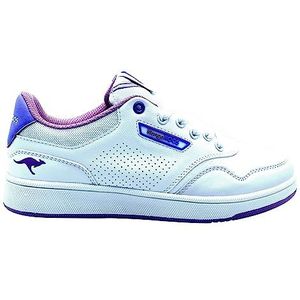 KangaROOS Unisex RC-stijl sneakers, Wit Ultra Violet, 42 EU