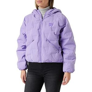 Wrangler Women's Down Logo Buffer Jacket, Bougainville Purple, Large