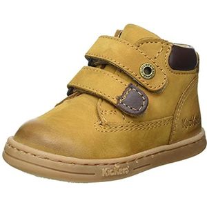 Kickers Uniseks kinderen Tackeasy plat Oxford, Bruin Camel Bruin Perm 116, 18 EU