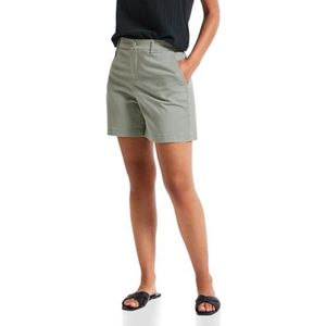 Street One - Twill Chino Shorts - Dusty Milky Green - Korte Broek - Casual Fit - 40W