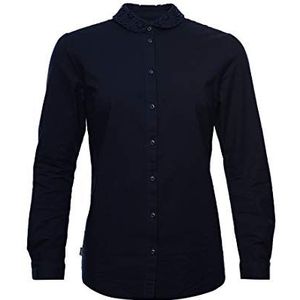 Superdry Dames Penny Lace Shirt Blouse, Midnight, M