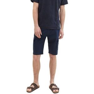 TOM TAILOR Heren bermuda shorts, 10668 - Sky Captain Blue, XL