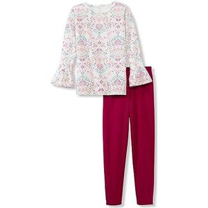 CALIDA Meisjes Folk Pyjamaset, Sangria roze, standaard