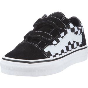 Vans Old Skool V VD3Z5GU Uniseks sneakers voor kinderen, Black Checkerboard Black True White, 31 EU