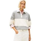 Relaxed fit sweatshirt van katoenmix