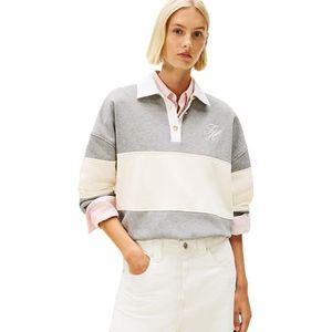 Relaxed fit sweatshirt van katoenmix