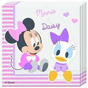 Ciao - Minnie & Daisy servetten, roze, wit, 85568