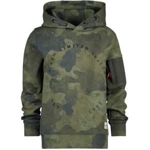 Vingino Boy's NEO Hooded Sweatshirt, Army Green, 152