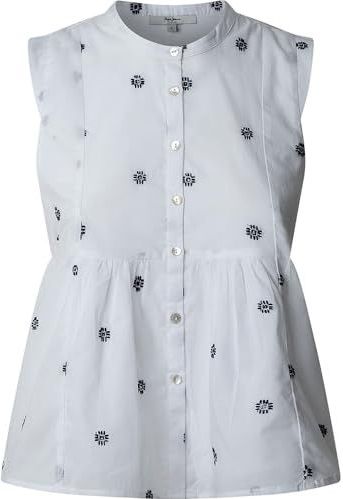 Pepe Jeans, Dames, Tops, Wit, Maat: L