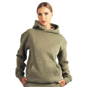 Carlheim Dames Hoodie Harper Lounge, Safari Green, M