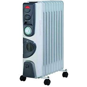 Olieradiator model Polar, 7 elementen, ideaal voor het behoud van de optimale temperatuur in gesloten ruimtes en voor een constante en efficiënte warmte.