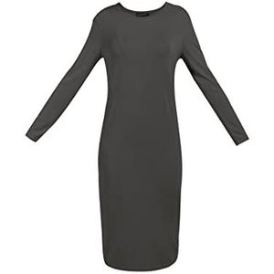 acalmar Dames Midi-jurk 37217675-AC01, donkergrijs, XS, donkergrijs, XS