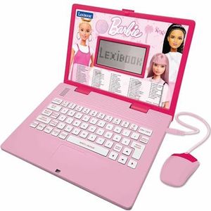 Lexibook Barbie JC598BBi5 Educatieve laptop in het Engels/Italiaans, speelgoed voor kinderen, met 124 activiteiten om te leren, spelen en muziek, roze, kleur