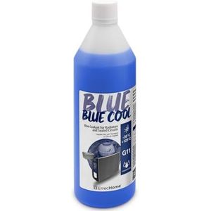 ErrecHome Blue Cool, Blue Coolant and Antifreeze Concentrate, Formulation with Nap Free inhibitor package, G11, 1 Litre