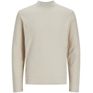 JPRCCTHOMAS Knit Mock Neck, almaan-melk., M