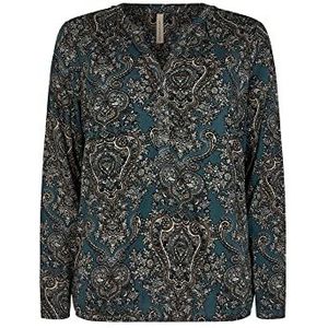 SOYACONCEPT - Sc-Felicity AOP - Blouse - Slate Combi