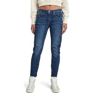 G-Star Raw Jeans voor dames, Arc 3D Boyfriend Jeans met lage taille, blauw (Medium Aged 6553-071), 25W/32L