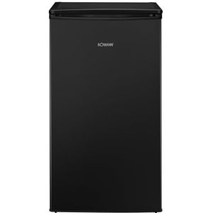 Bomann® GS 7256 Klein vriesvak, 4 sterren, diepvriezer, 3 vakken, stil, ≤ -18 °C, deuraanslag verwisselbaar, 60 liter mini-vriezer, kleine vriezer, zwart