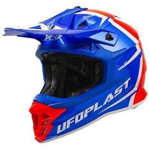 UFO PLAST INTREPID helm blauw/rood M