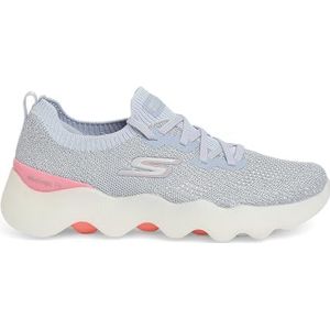 Skechers 124905 Gypk Sneakers voor dames, Grijs Textiel Roze Trim, 40 EU