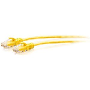 C2G - Cat6a - Ethernet Netwerkkabel - Geel - 2,1 m - Snagless Unshielded UTP