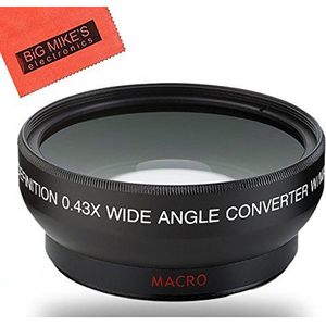 40,5 mm groothoeklens voor Sony Alpha A5000, A5100, A6000, A6300, A6500, NEX-5TL, NEX-6 digitale camera met Sony 16-50mm f/3.5-5.6 OSS Alpha E-Mount intrekbare zoomlens