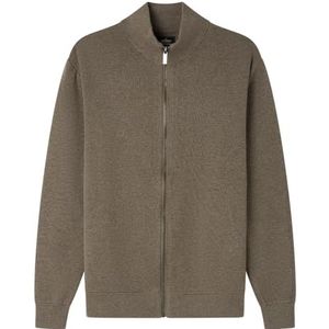 Springfield Gg12 Milano gebreide jas met ritssluiting, brons, S