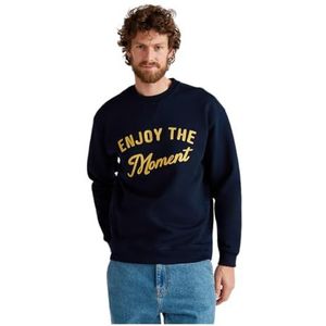 United Colors of Benetton Shirt G/C M/L, Blauw, L