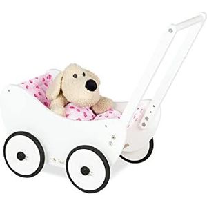 Pinolino Poppenwagen „Trixi”, wit, 2-delig