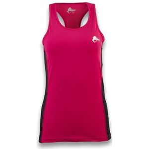 ANDE Running Pro tanktop voor dames, technische top met zakken voor trailrunning, fuchsia/zwart, S