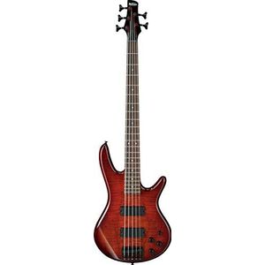 IBANEZ GIO Serie E-Bass 5 String - Charcoal Brown Burst (GSR205SM-CNB)